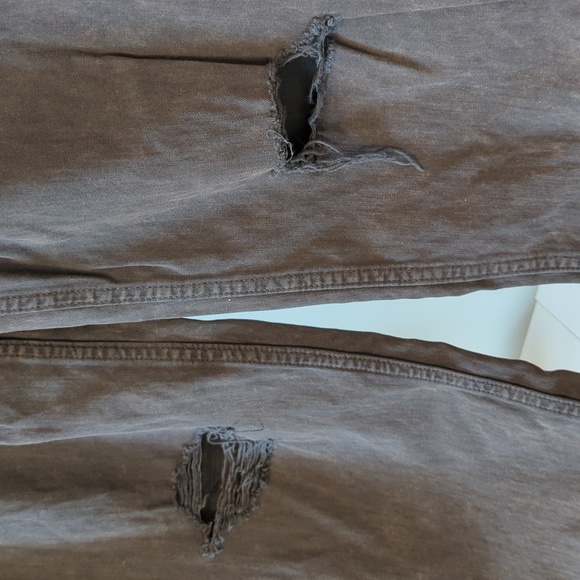 Aerie Distressed Chambray Pant - Picture 5 of 8